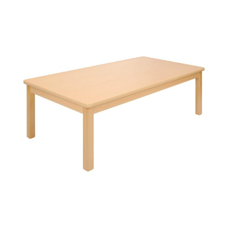 Montessori Kaplan Early Learning Carolina Birch 24 x 48 Inches Rectangle Table in Varied Heights With 16-Inch Legs 2-3 Years