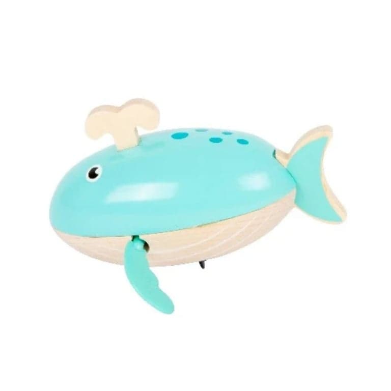 Small Foot Wooden Whale for the Bath