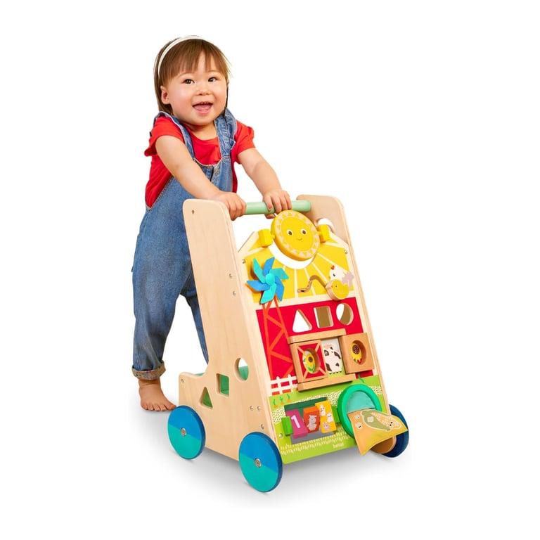 Montessori Battat Wooden Activity Walker With 9 Activities