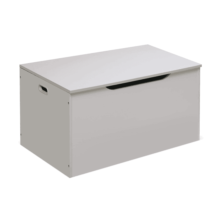 Montessori Badger Basket Toy Box Storage Bench White