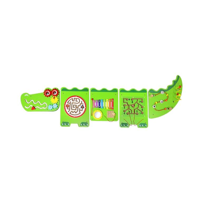 Montessori B-Land Crocodile Activity Wall Panels Busy Board 