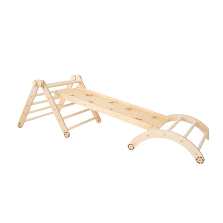 Cliff Toys Combo Pikler Triangle With Slide and Arch