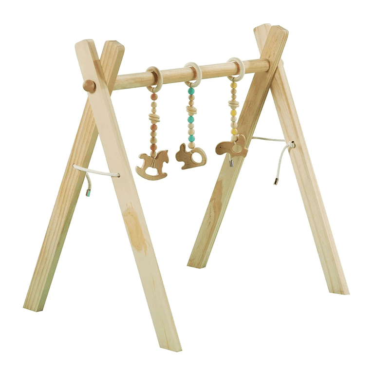 Montessori Kinder Valley Wooden Baby Play Gym