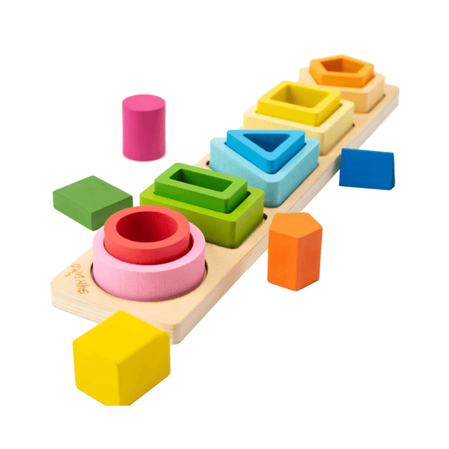 Symdiro Size, Color, Shape Sorter & Stacking Toy