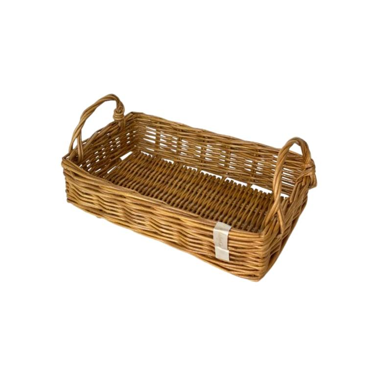 Montessori PoppyBabyCo Wicker Toys Storage Basket Light