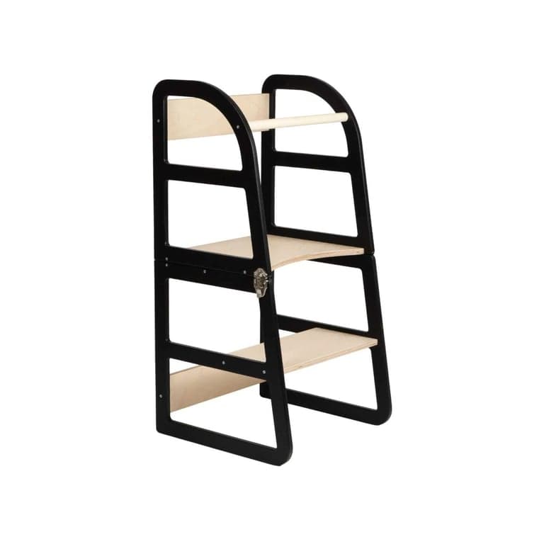 Lumbary Transformable Kitchen Tower Sleekstep Black