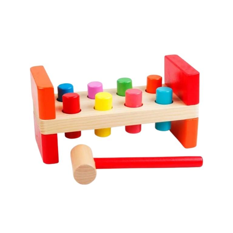 Montessori Seaside-Montessori Wooden Hammering Toy