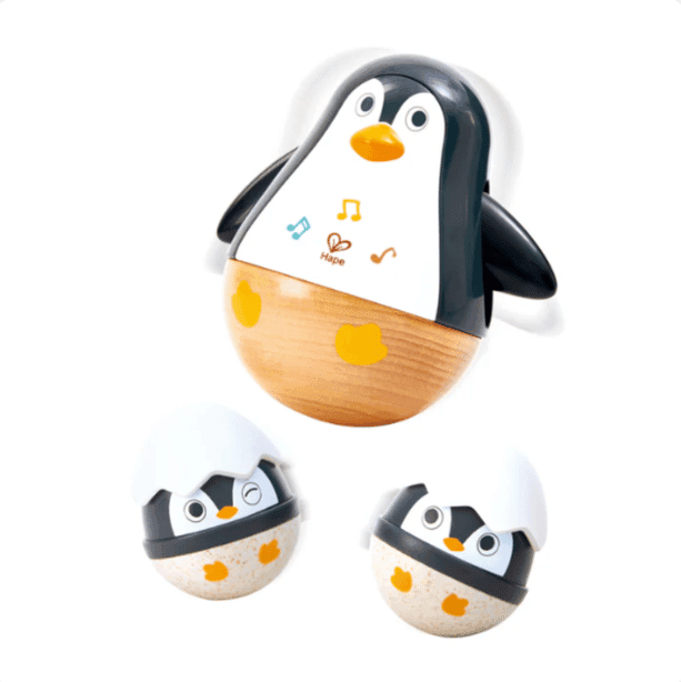 Hape Wobbling Penguin Family