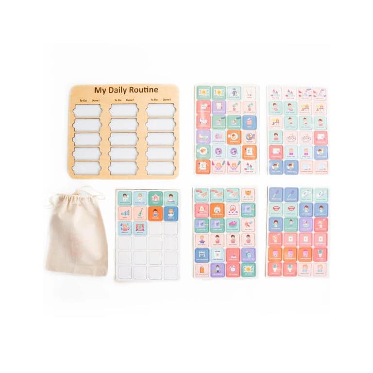 Montessori & Me Daily Routine Chart