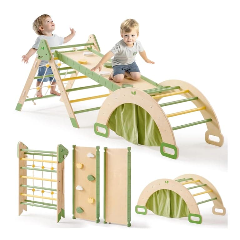 Robud 5 in 1 Toddler Climbing Toys Set