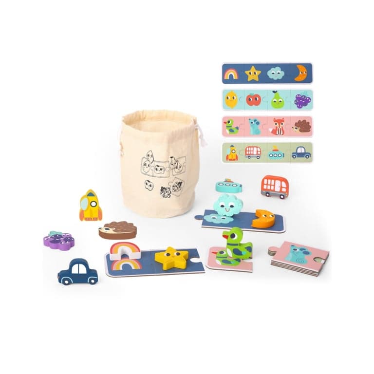 Woopie Green Memory Game Shapes