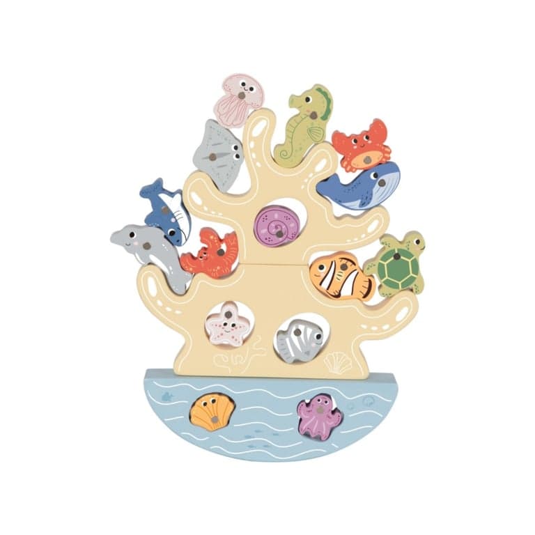 Tooky Toy Balance Stacker Sea