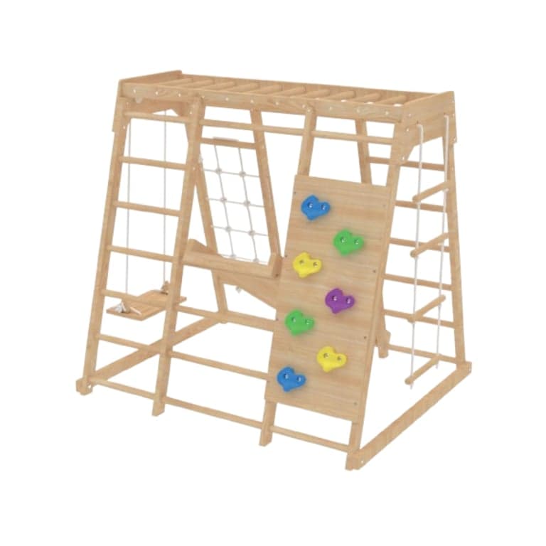 Avenlur Magnolia 7-in-1 Indoor Playground Medium Natural