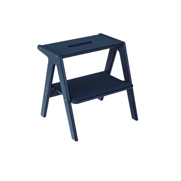 All Circles Two Step Wooden Step Stools For Kids Scandinavian Navy