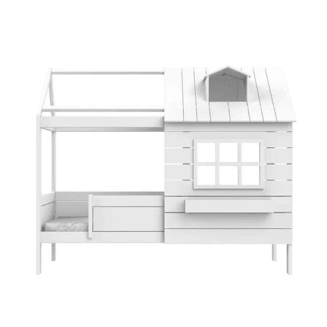 LIFETIME Kidsroom Lake House Bed 90 x 200 cm White Deluxe