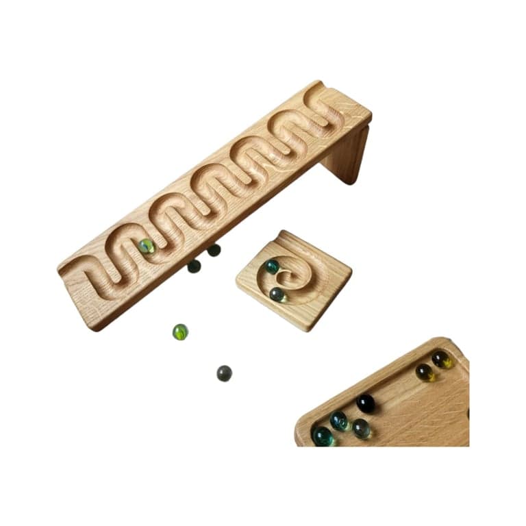 THREEWOOD Marble Run Track Set of 1 River