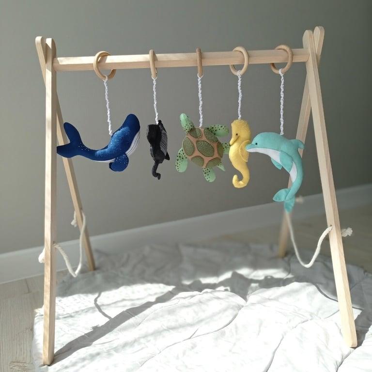 Montessori nyushastik Ocean Baby Gym 5 Toys