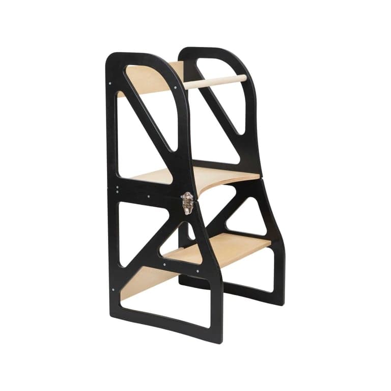 Lumbary Transformable Kitchen Tower Securestep Black