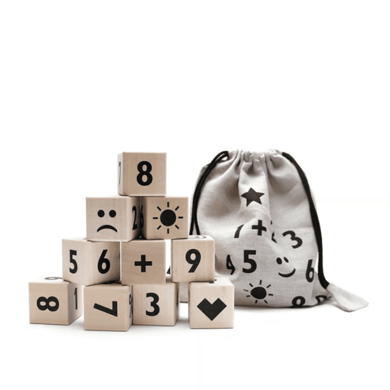 Ooh Noo Math Blocks Black
