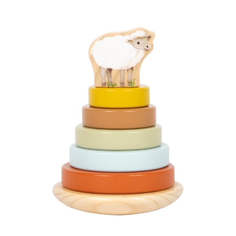 Small Foot Ring Stacker Farm Buddies Sheep