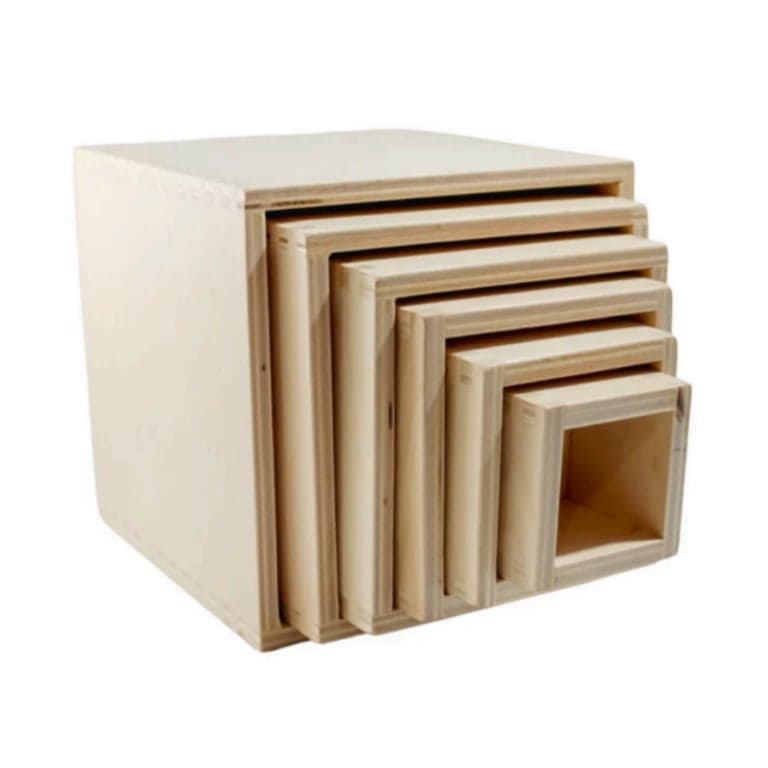 Green Elephant Home and Toys Nesting Boxes Natural