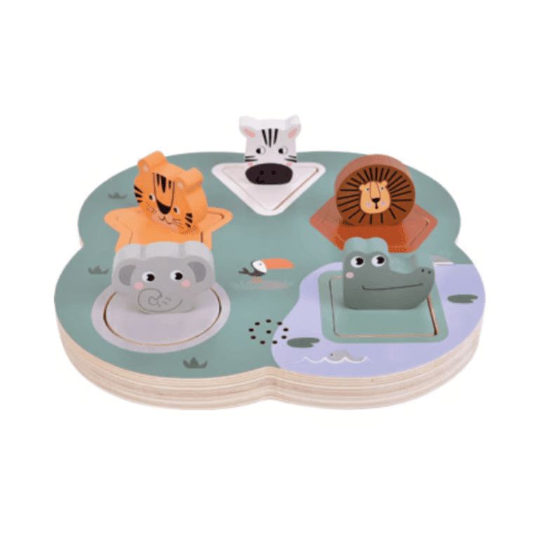 Small Foot 3D Sound Puzzle Jungle Friends