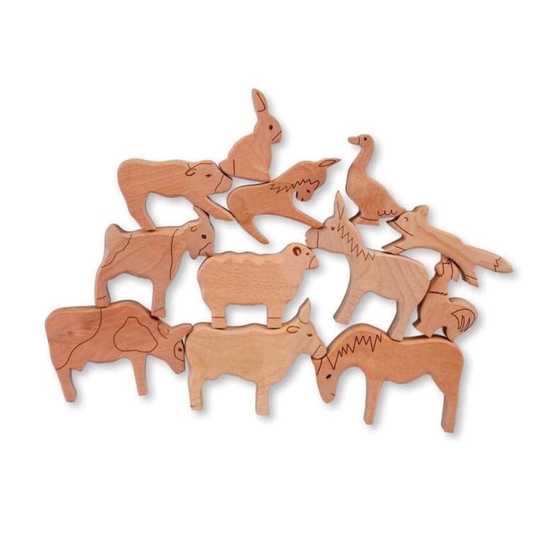 Kidodido Balance Stacker Farm Animals
