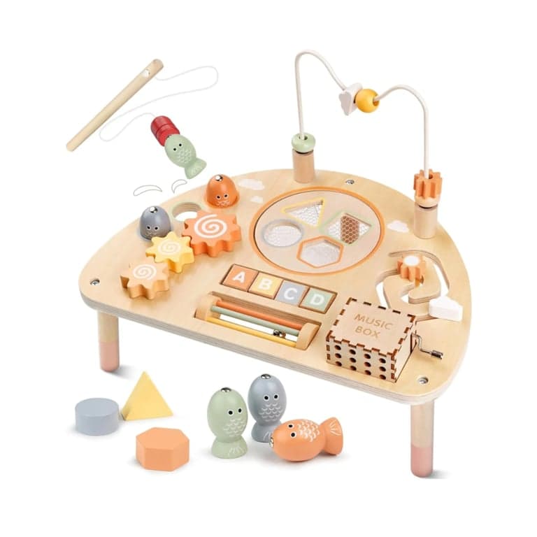 Joyreal 8-in-1 Wooden Activity Table