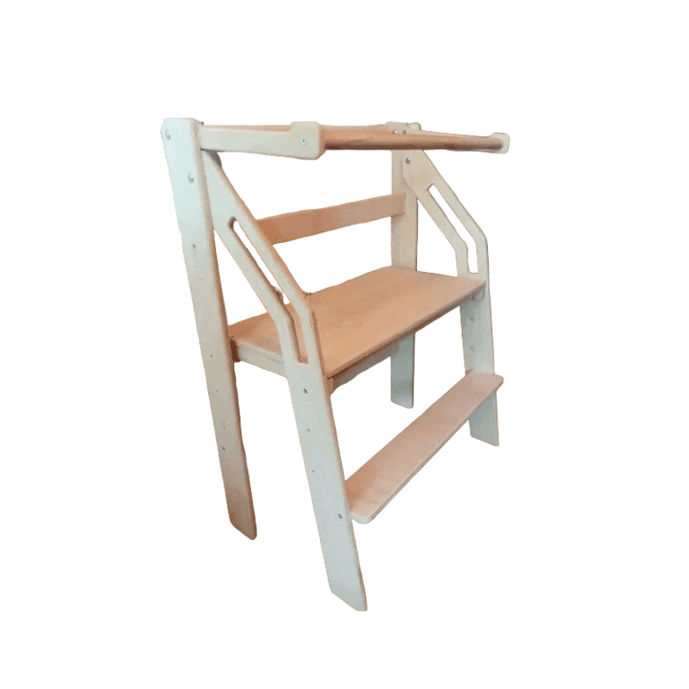 Woodesa Twin Toddler Tower Natural