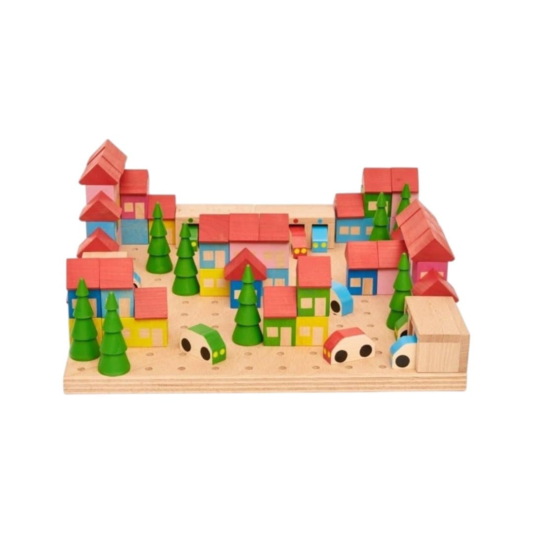 Makura Town Wooden Kit 89 Parts