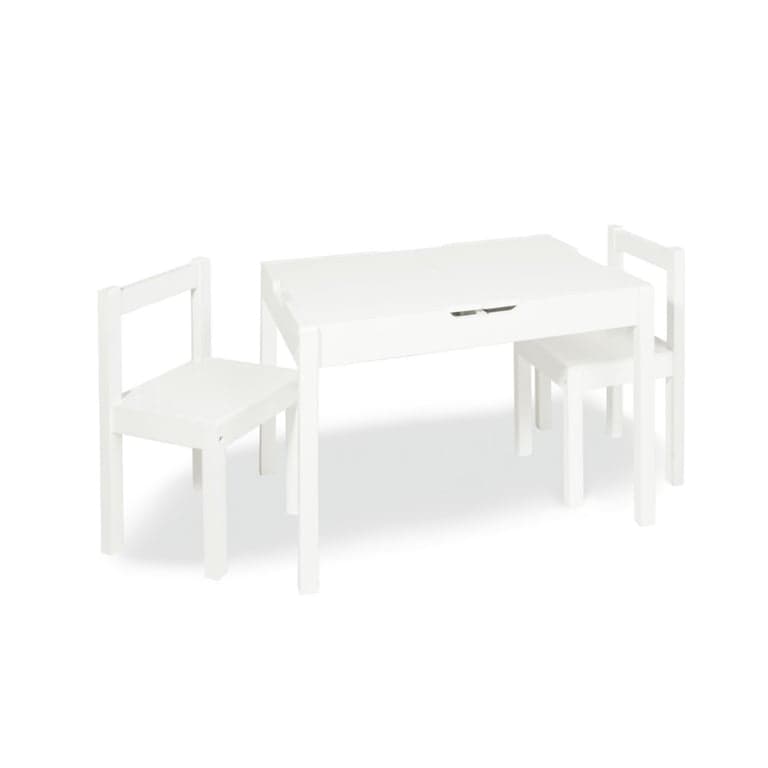 Pinolino Table and 2 Chairs Set Linnea White