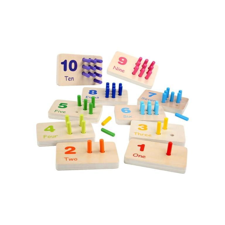 Montessori DRESSOOS Counting Peg Board