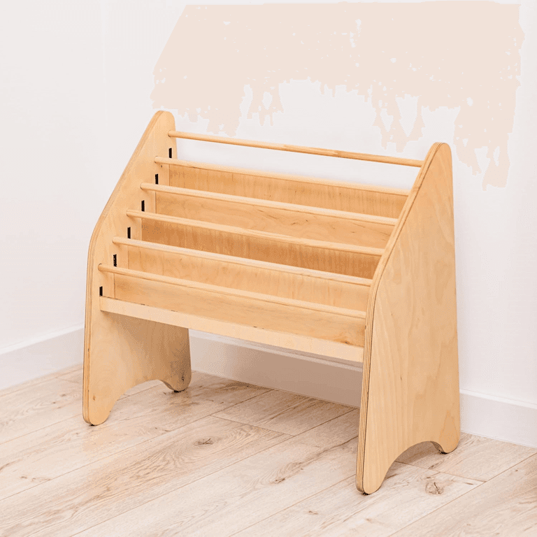 Montessori Enjoy The Wood Front-Facing Bookshelf Medium Natural