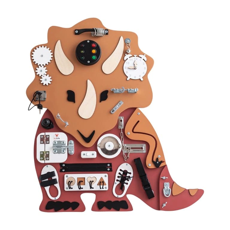 Foxy Family Busy Board Iwo the Dino No Name With Stand