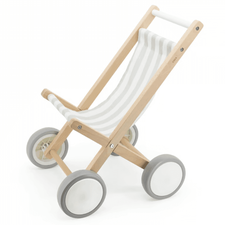 Viga Push Walker Doll Stroller