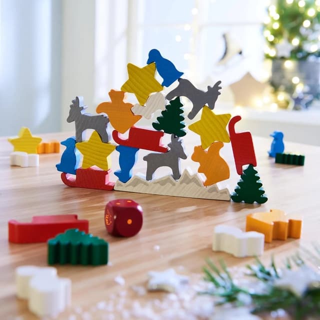 HABA Animal Upon Animal Christmas Stacking Game