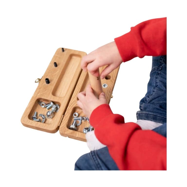 THREEWOOD Montessori Screwdriver Box With No Personalization