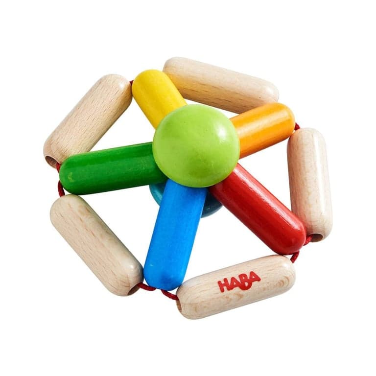 HABA Wooden Baby Rattle Color Carousel | MontiPlanet.com Montessori ...