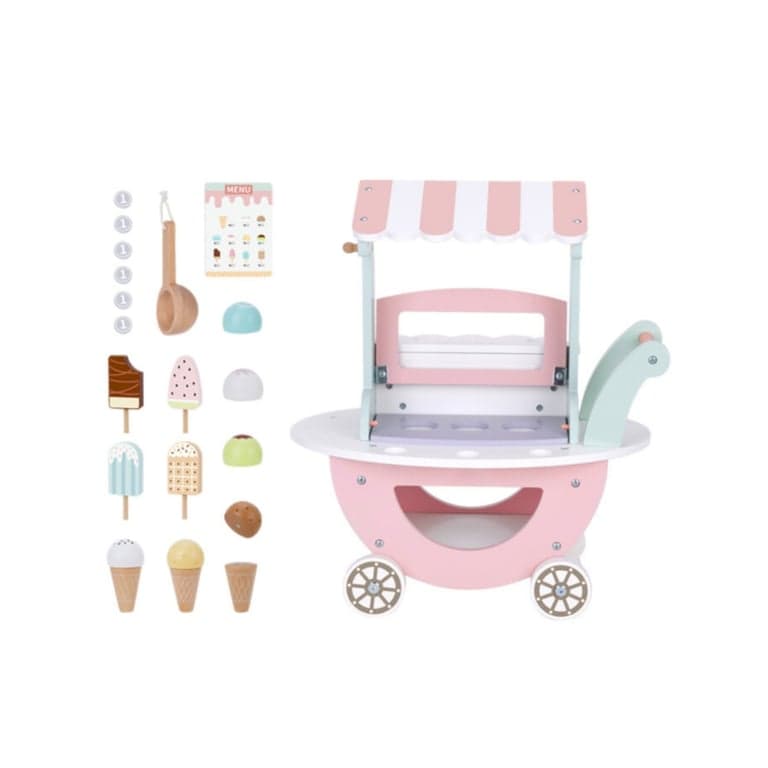 Woopie Green Ice Cream Cart Pastel