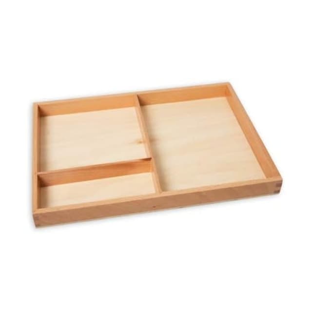 Amazing Child Montessori Three-Part Cards Display Tray