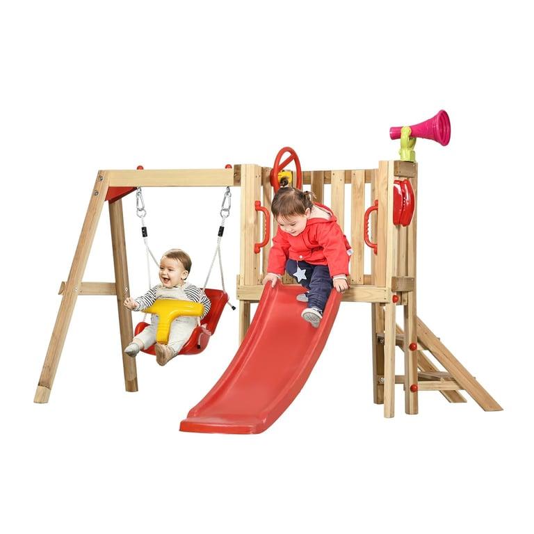 Montessori Outsunny 4 in 1 Swing Set