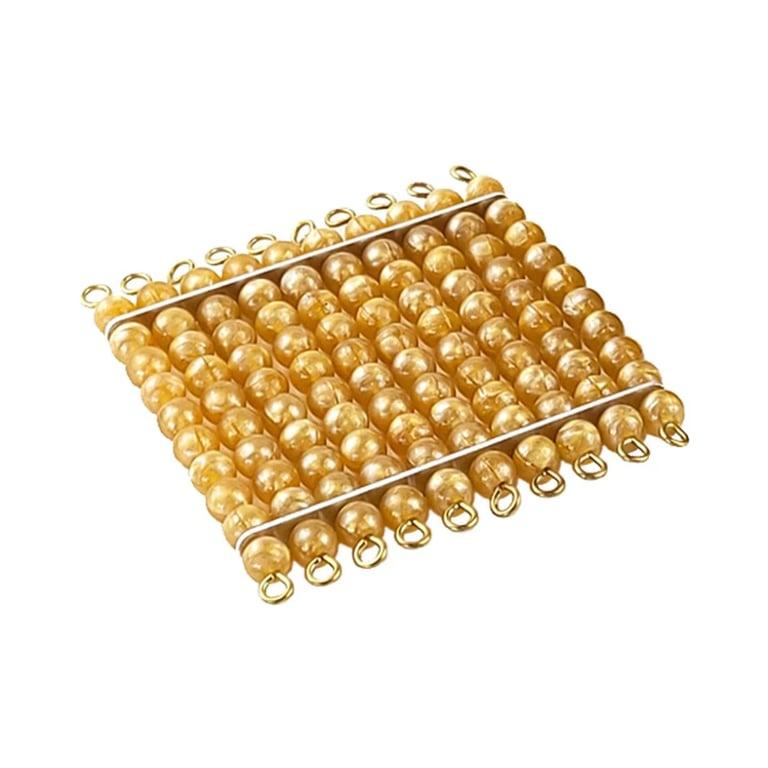 Montessori IFIT Golden Bead Hundred Square N Beads