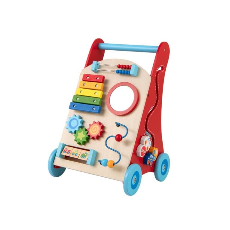 Costway Baby Push Walker With Handle and Wheels Multicolor