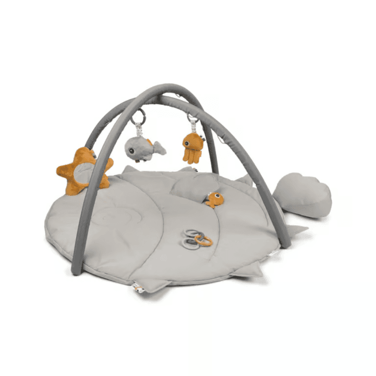 Done by Deer Play Gym With Mat Sea Friends Gray