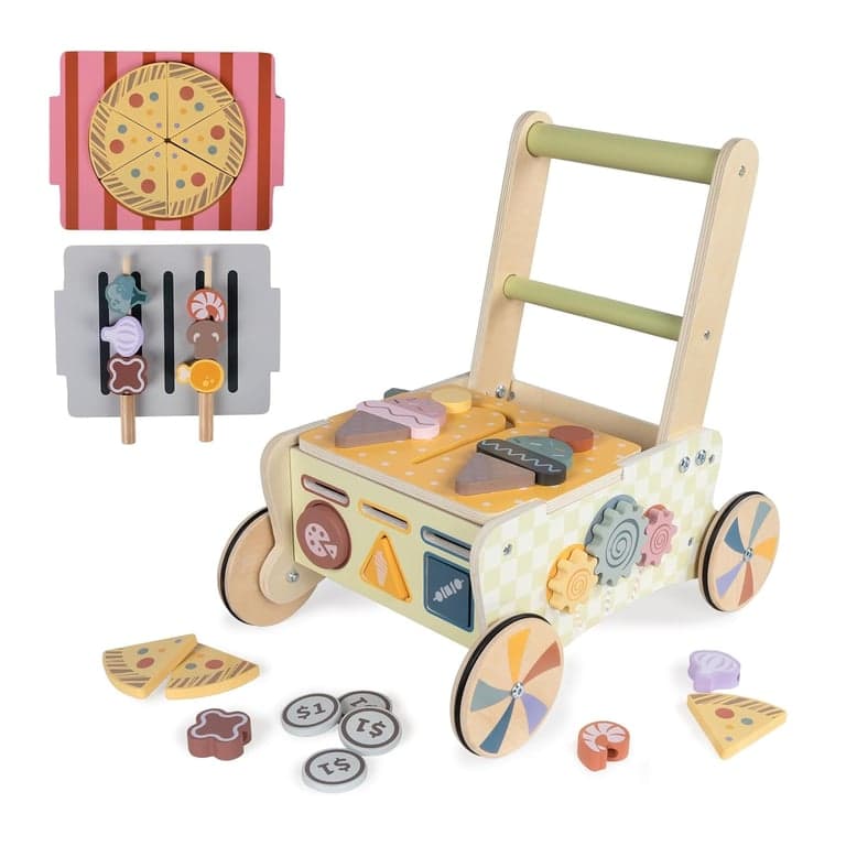 Bautia Shape Sorting Kitchen Cart Push Walker