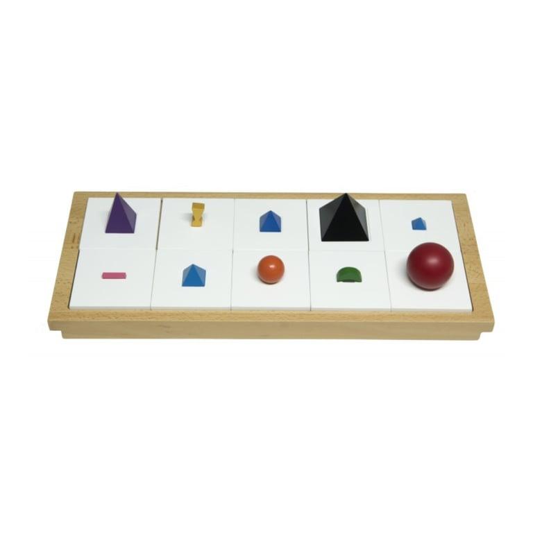 Montessori E&O Montessori Solid Grammar Symbols With Tray