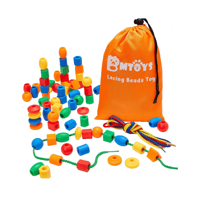 Montessori BMTOYS Threading Beads 70 Pieces