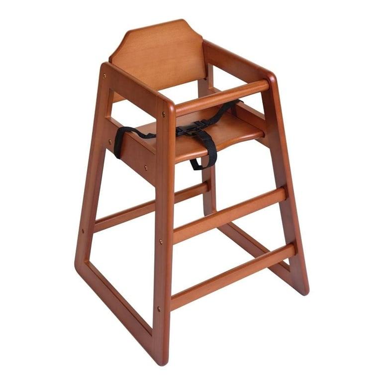 Montessori Bolero Wooden High Chair Dark Wood Finish