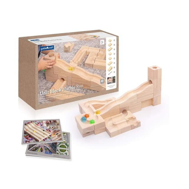 Guidecraft Unit Block Marble Run