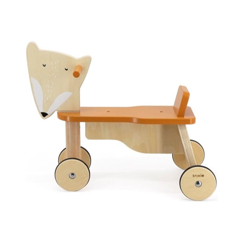 Montessori Trixie Wooden Bicycle 4 Wheels Mr. Fox